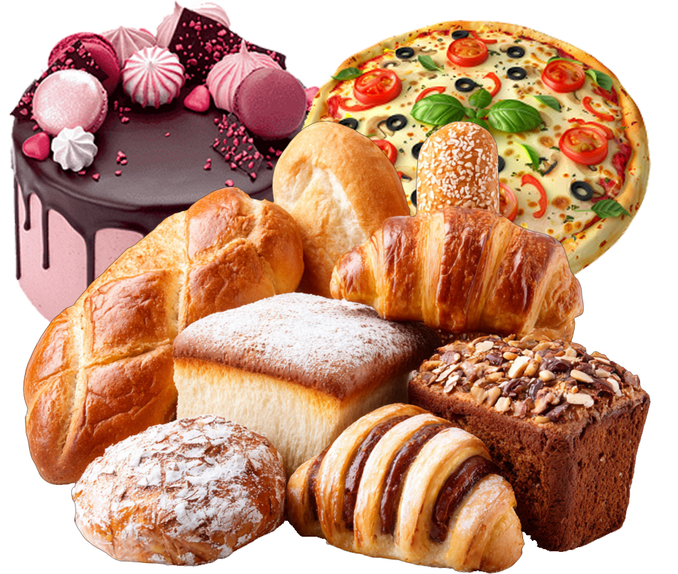 Torta bakery pizza, cakes and breads